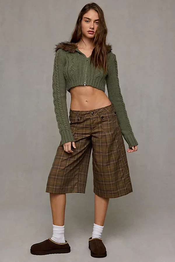 BDG Suited Up Low-Rise Culotte Pants by BDG