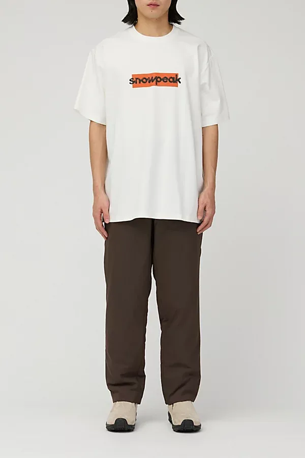 Snow Peak Reflective Logo Tee by Snow Peak