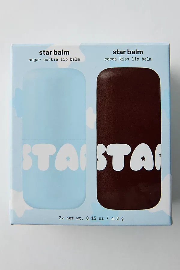 Star Balm Holiday Lip Balm Gift Set in Sugar Cookie/Coco by Starface