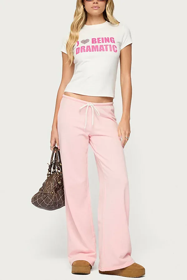 Callista Straight Leg Sweatpants by Edikted