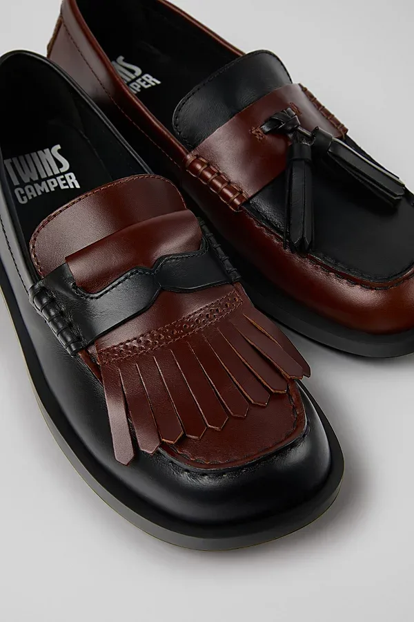 Twins Leather Moccasin Shoe by Camper