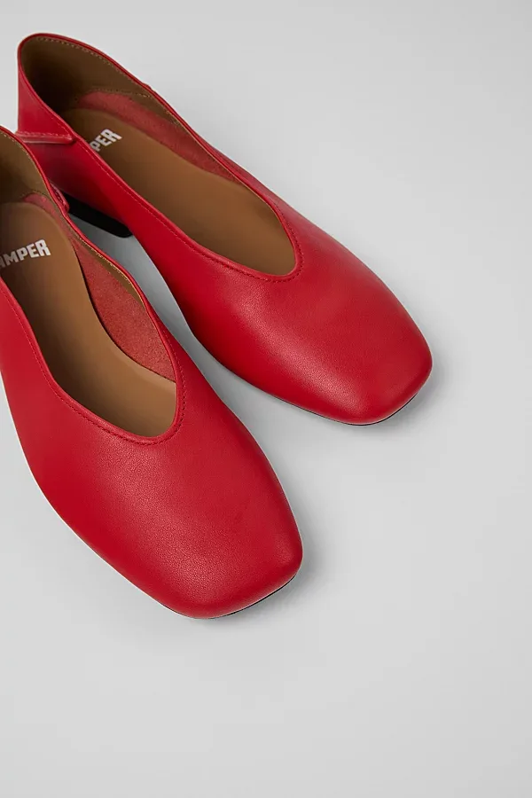 Casi Myra Leather Ballerina Flat by Camper
