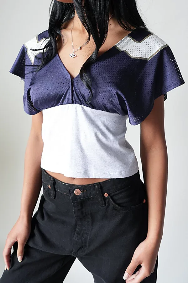 Vintage Sporty Plunge Top by ARC