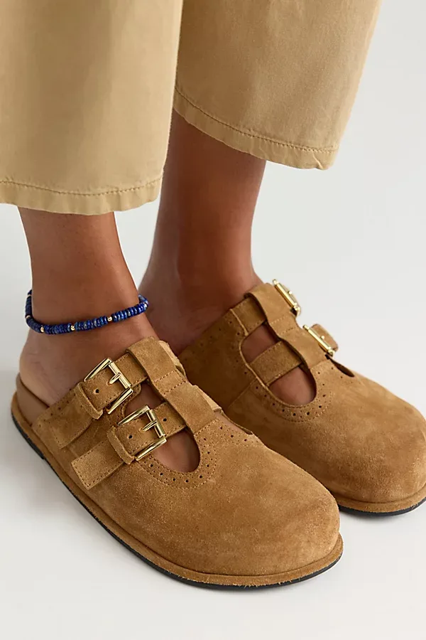 Shoreditch Buckle Mules by Free People