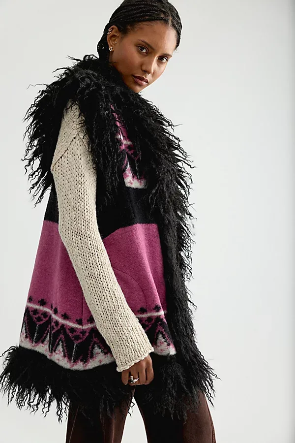 Fair Isle Vest by Anna Sui