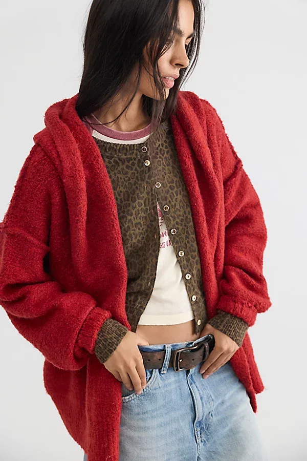 Thistle Hooded Oversized Cardi by Free People