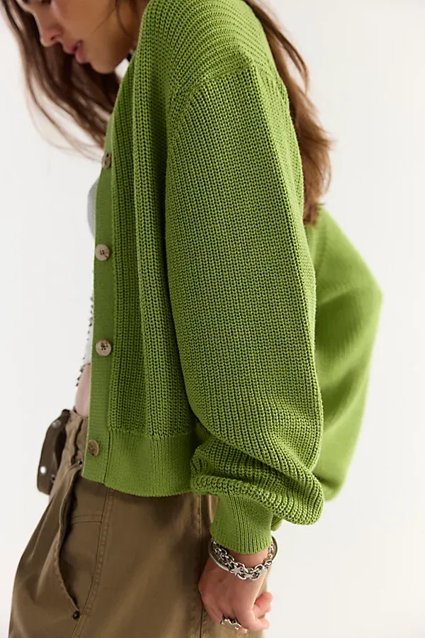 Vienna Cotton Knit Cardi by Free People