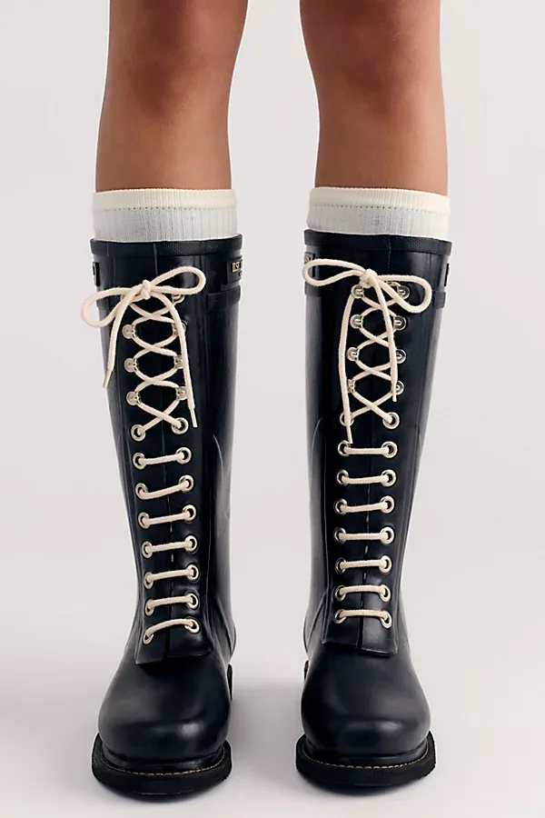 Lace-Up Rain Boots by Isle Jacobsen