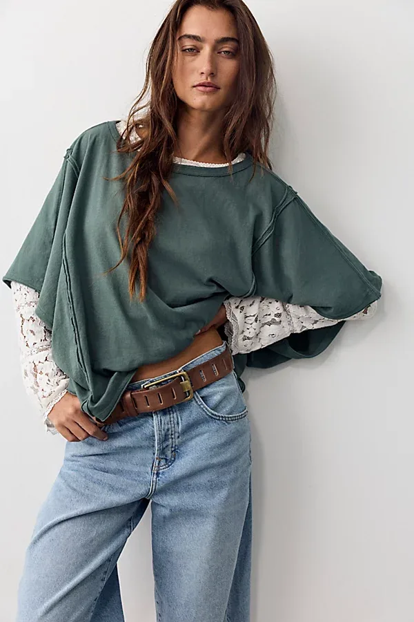 We the Free Next Level Boat Neck Tee by Free People