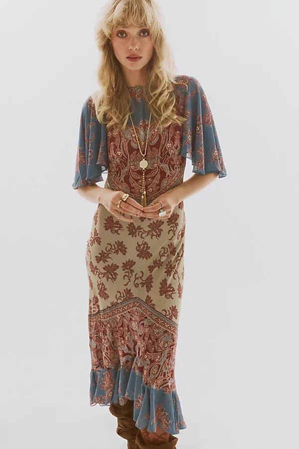 Daystar Printed Maxi Dress by Free People