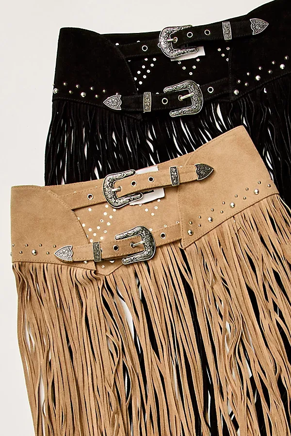 Heart Em Maxi Skirt Belt by Understated Leather