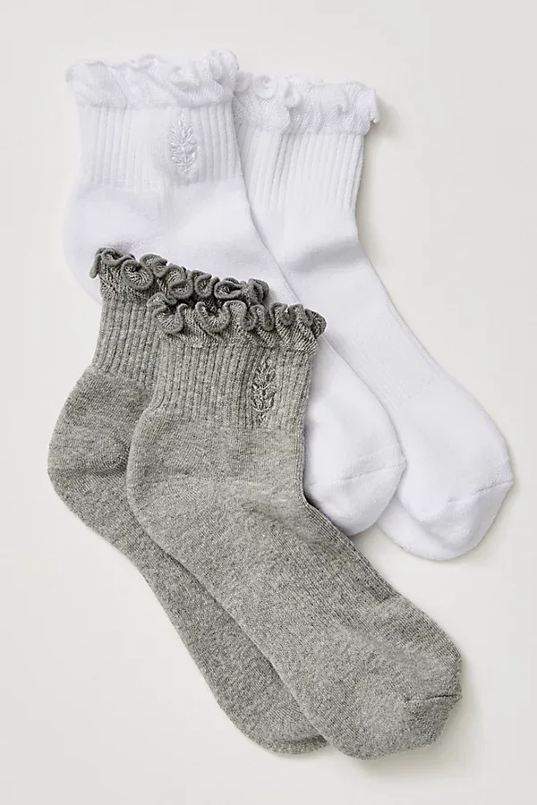 Classic Ruffle Sock 2-Pack by FP Movement