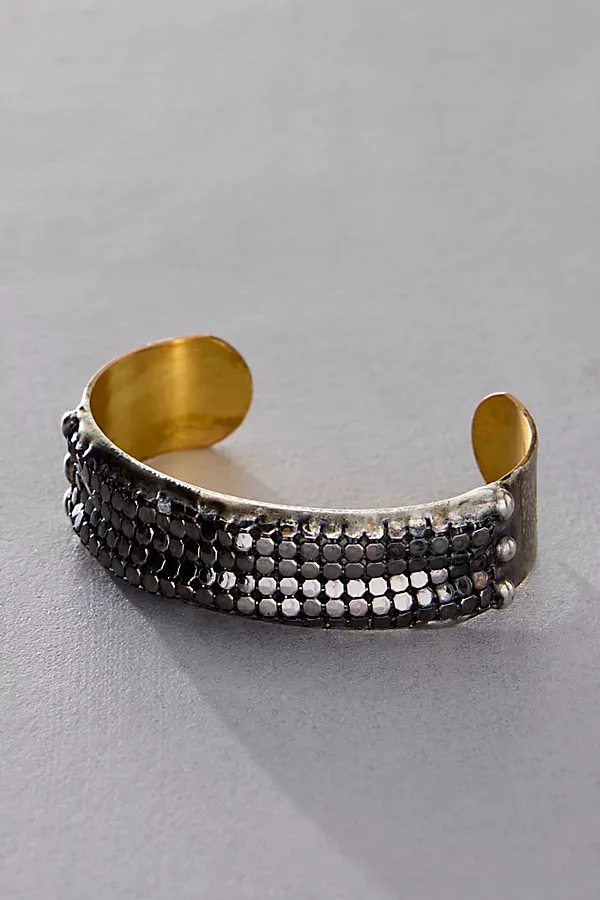 Mikal Winn Narrow Chainmail Cuff by Mikal Winn