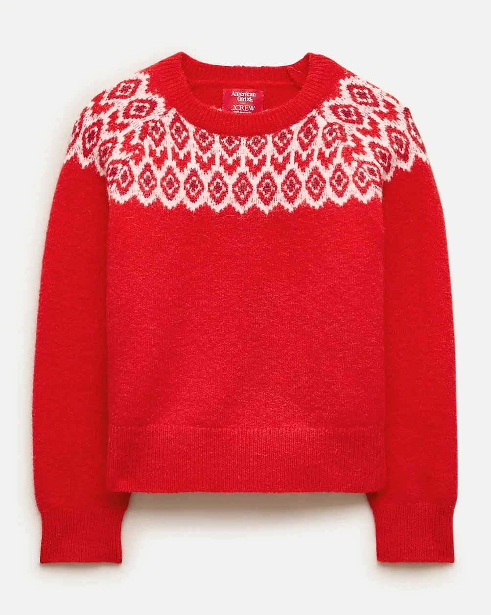 American Girl x J.Crew Fair Isle Hearts Sweater by J.Crew