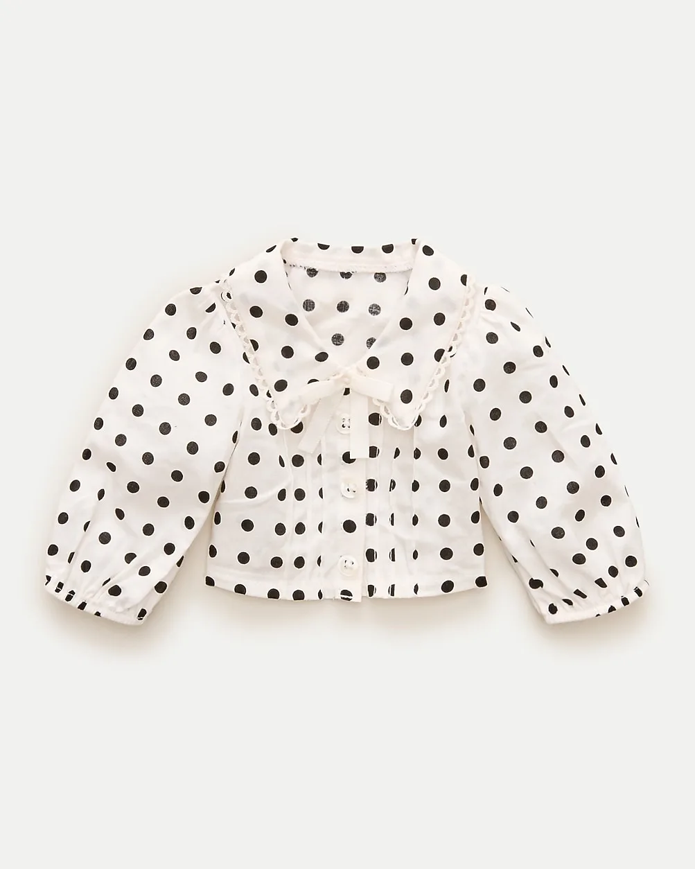 American Girl x J.Crew Puff-Sleeve Polka-Dot Top for 18 Dolls by J.Crew