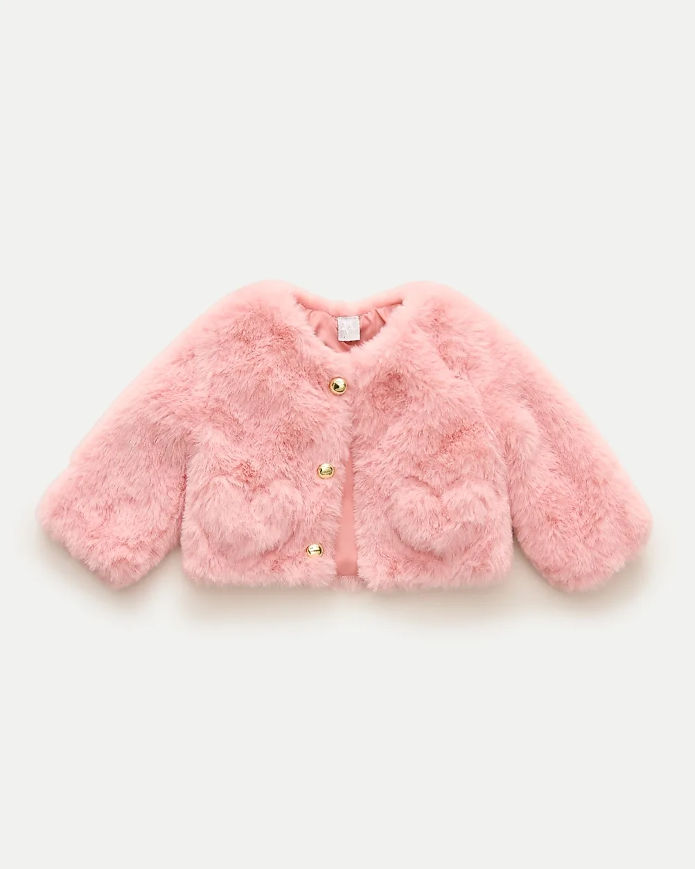 American Girl x J.Crew Pink Faux-Fur Jacket for 18 Dolls by J.Crew