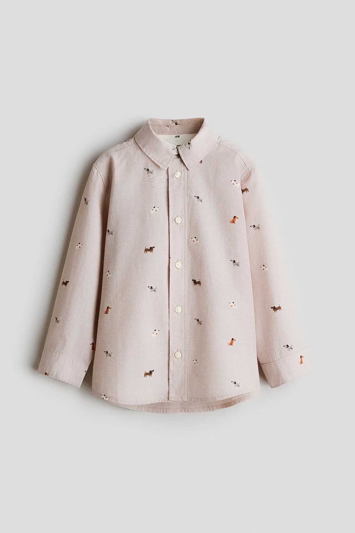 Patterned Cotton Shirt by H&M