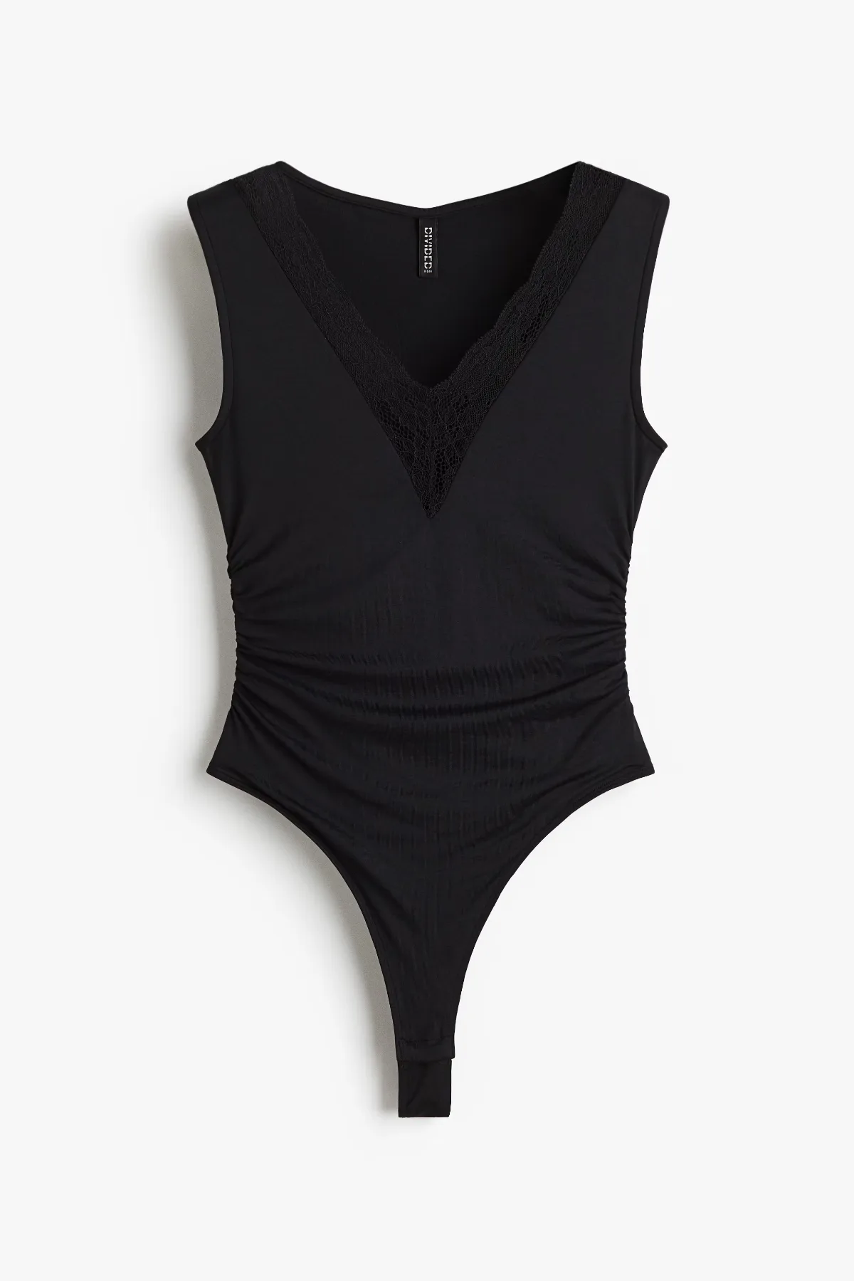 Lace-Trimmed Thong Bodysuit by H&M