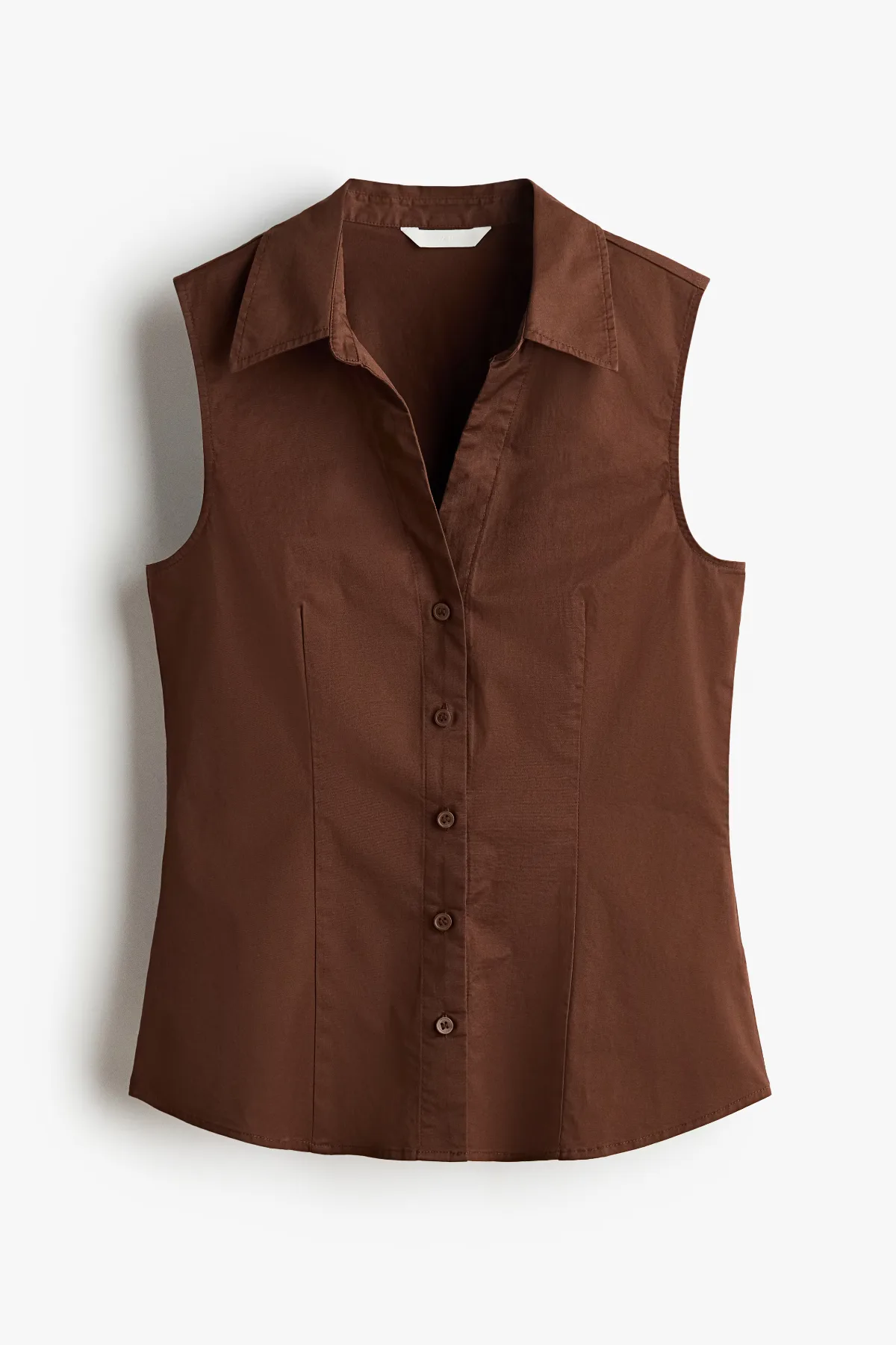 Sleeveless Cotton Shirt by H&M