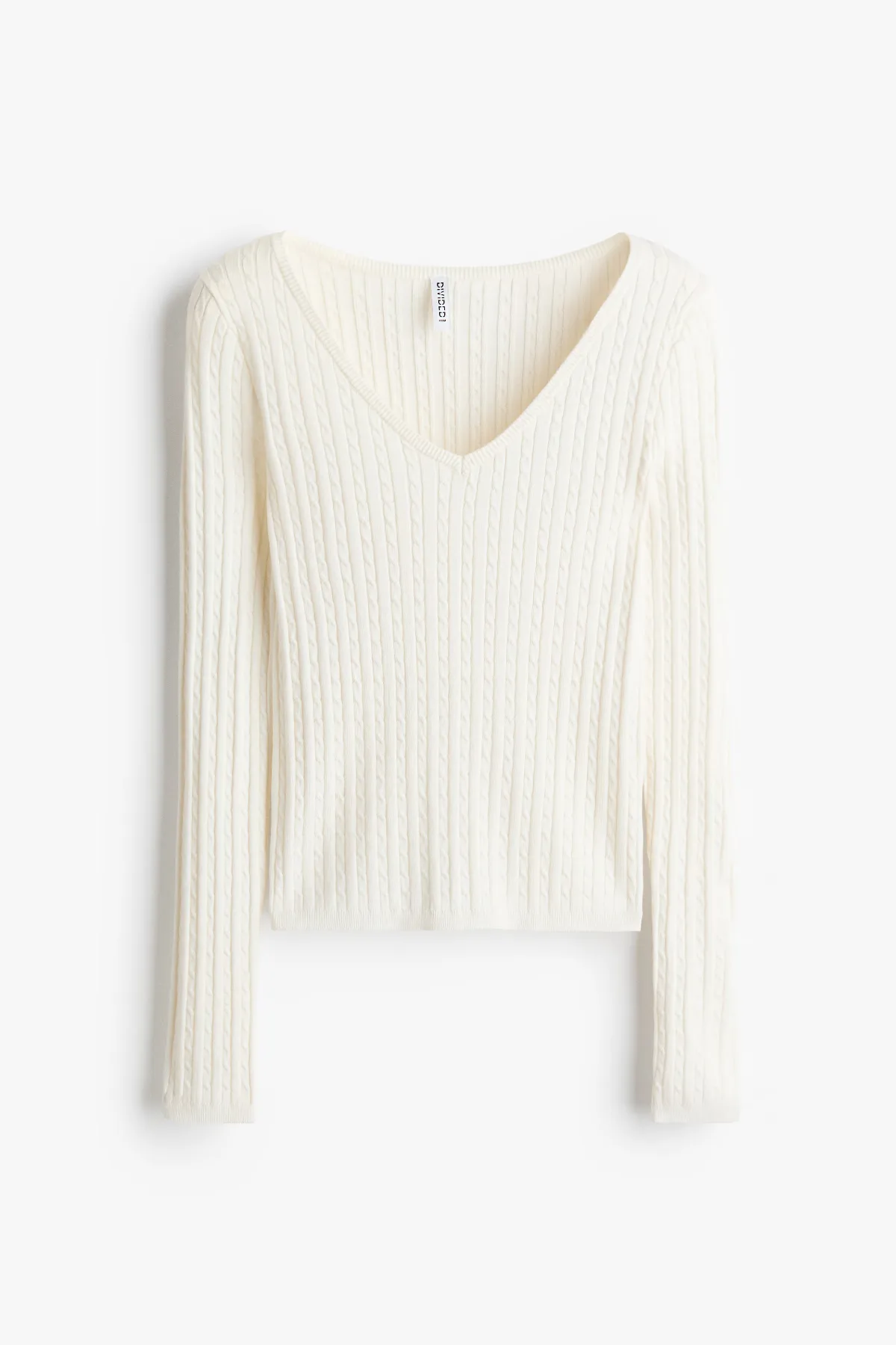 Cable-Knit Viscose-Blend Sweater by H&M