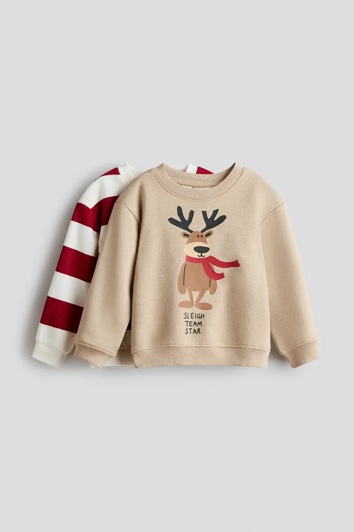 2-Pack Printed Sweatshirts by H&M