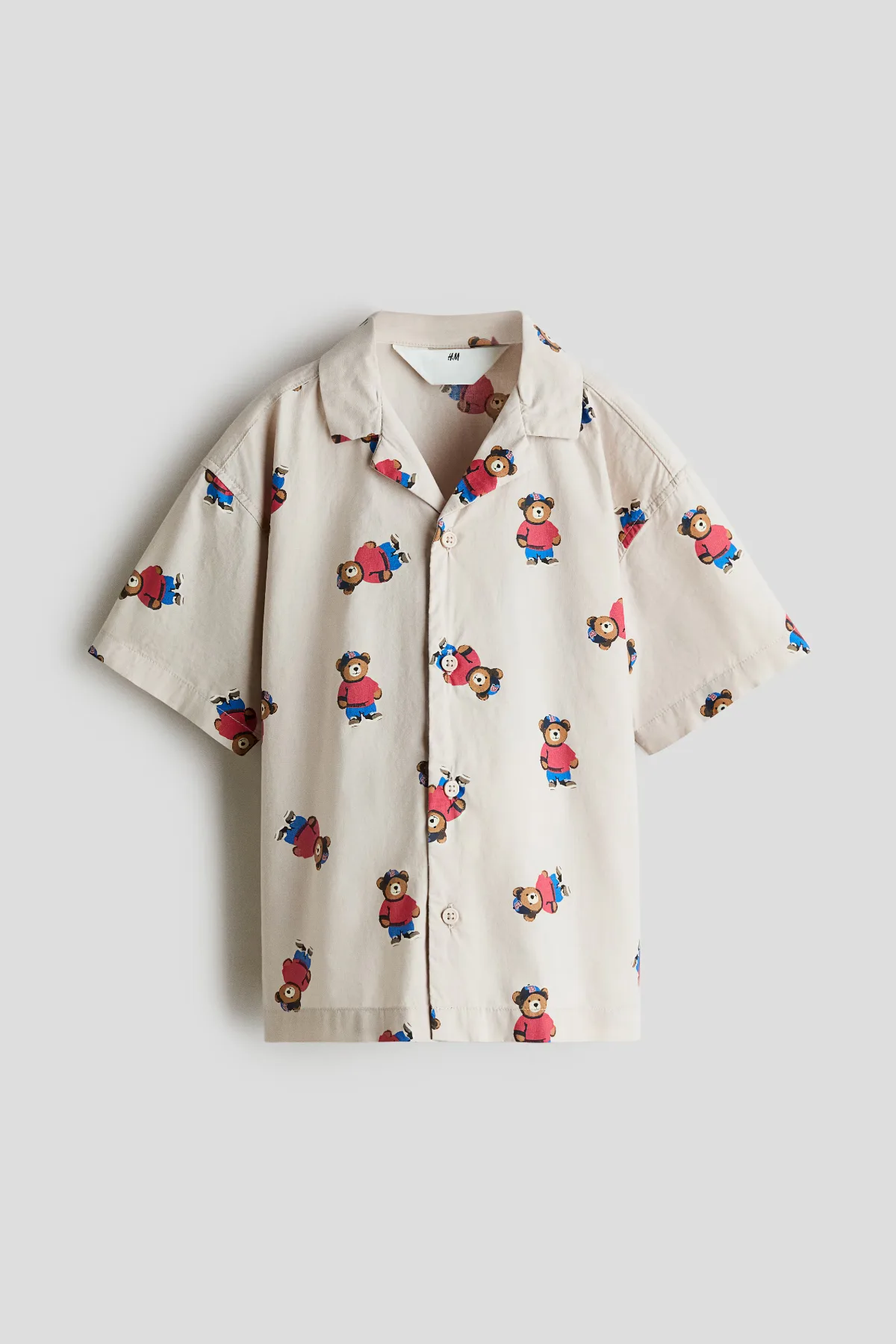 Printed Cotton Resort Shirt by H&M