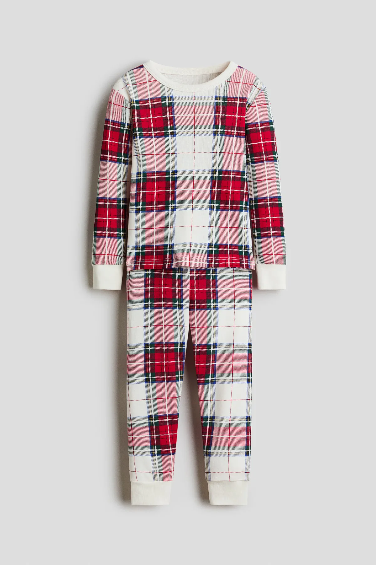 Snug-Fit Printed Cotton Pajamas by H&M