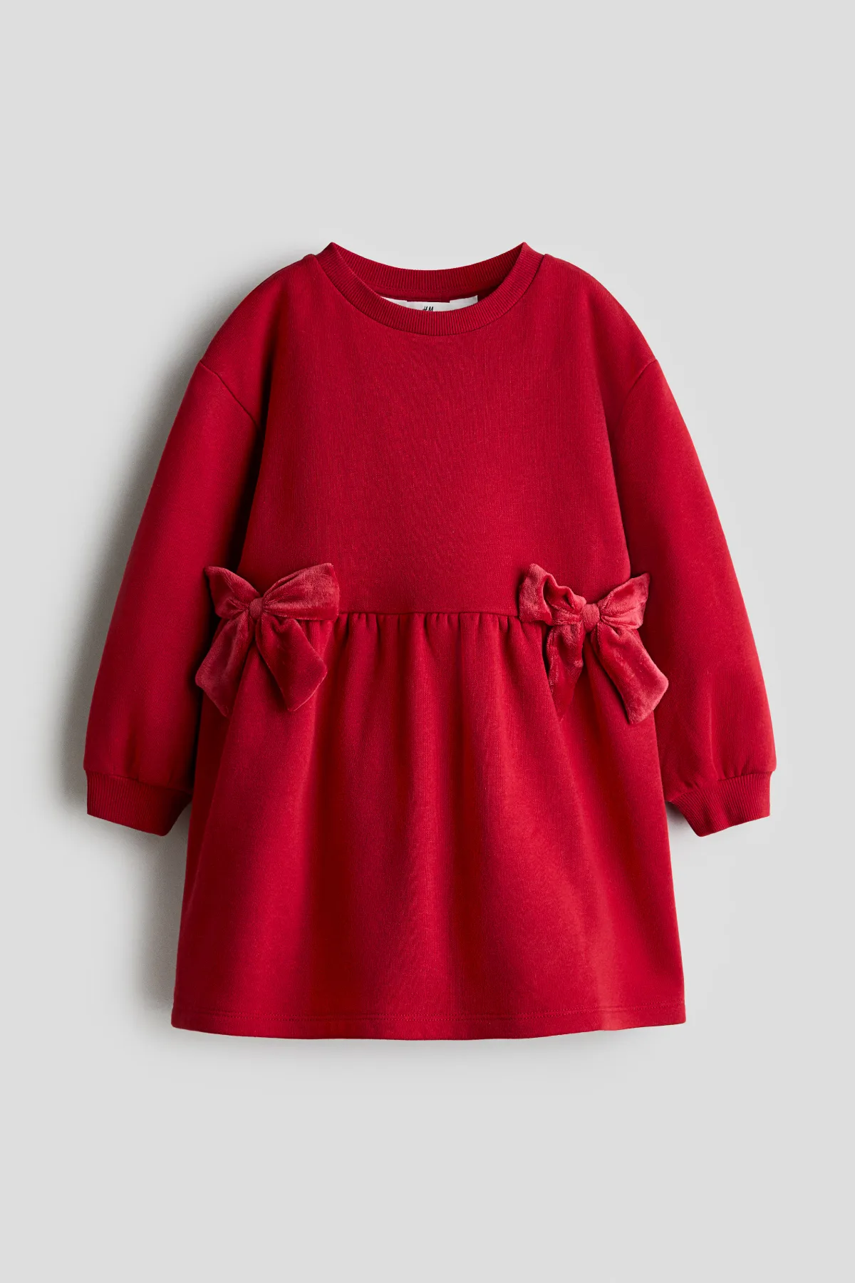 Bow-Detail Sweatshirt Dress by H&M