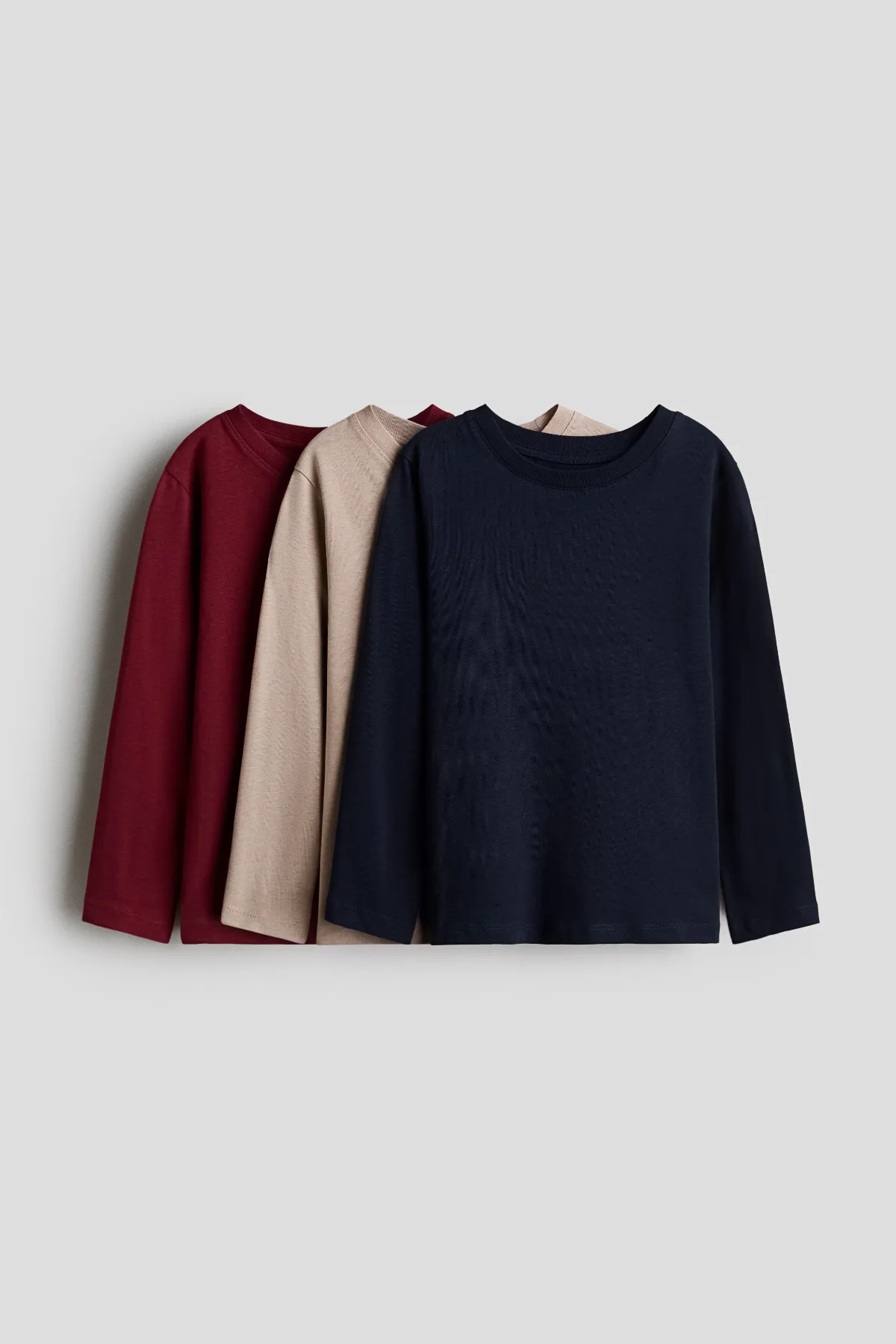 3-Pack Long-Sleeved T-Shirts by H&M