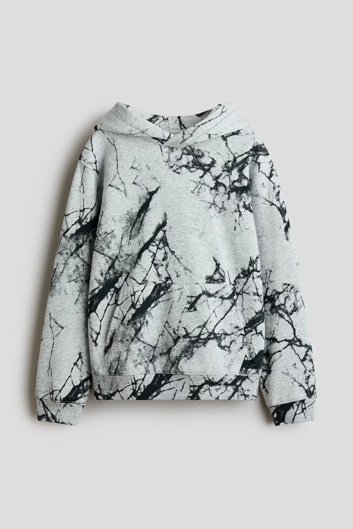Printed Brushed-Inside Hoodie by H&M