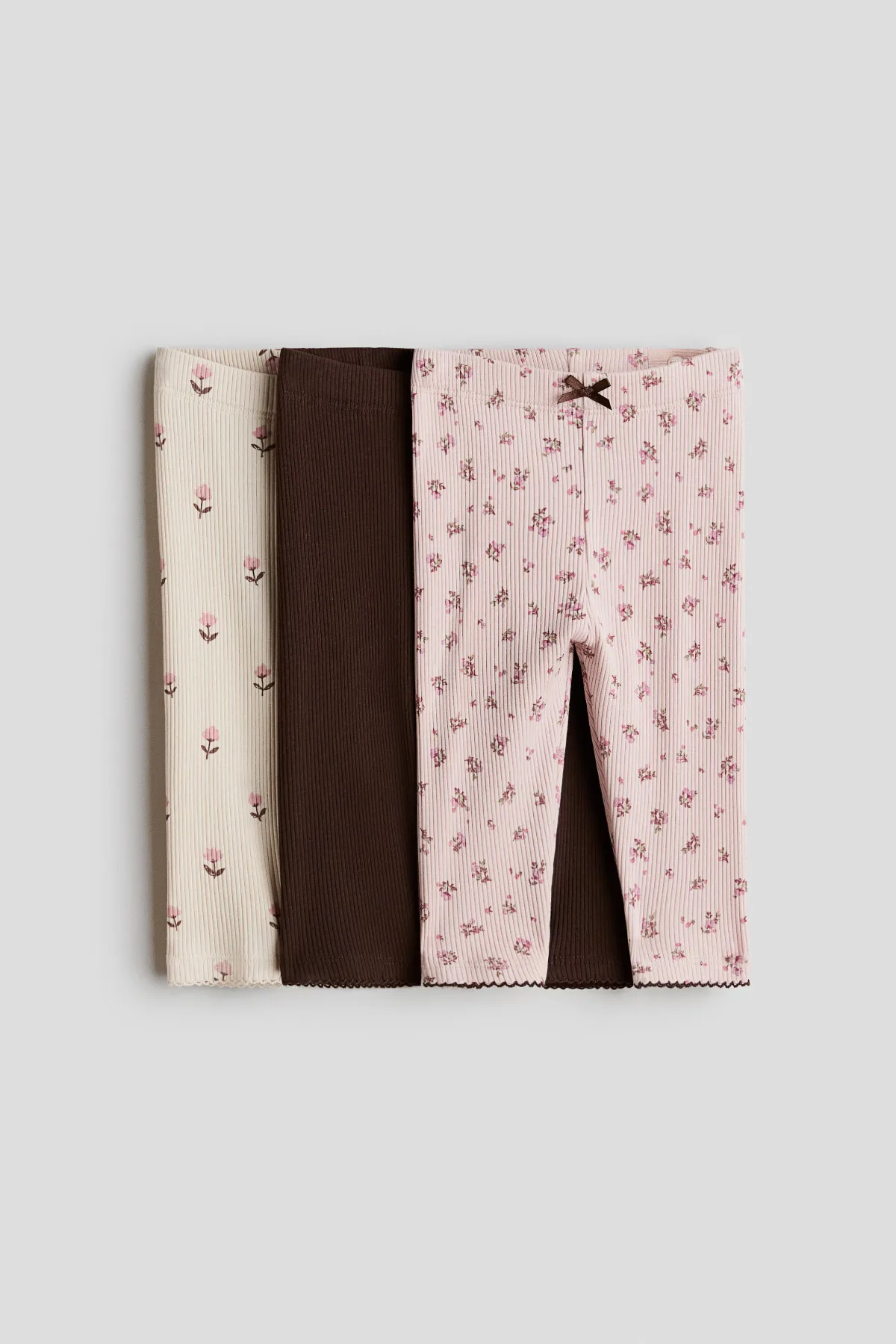 3-Pack Cotton Leggings by H&M
