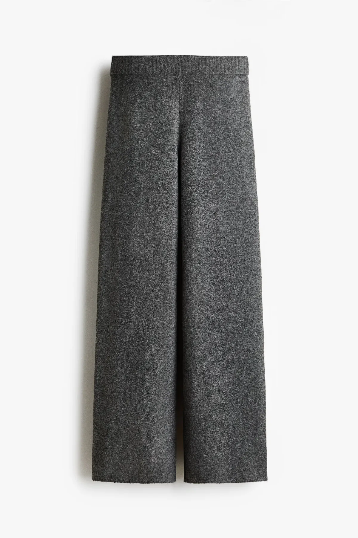 Wide-Leg Knit Pants