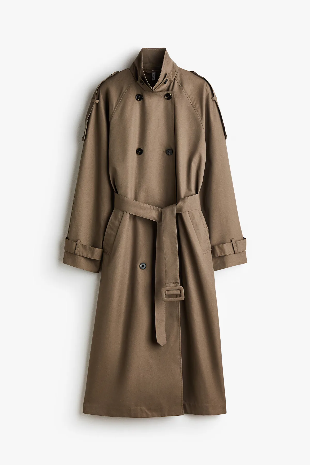 Double-Breasted Twill Trench Coat by H&M