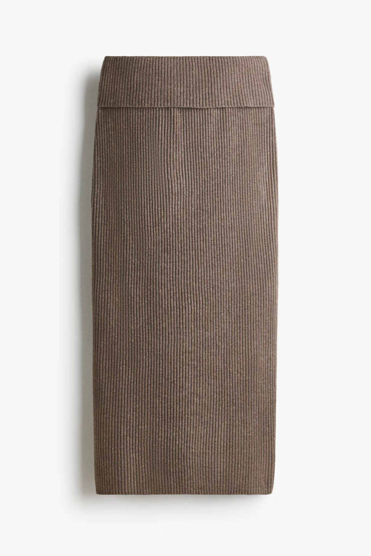 Rib-Knit Midi Skirt by H&M
