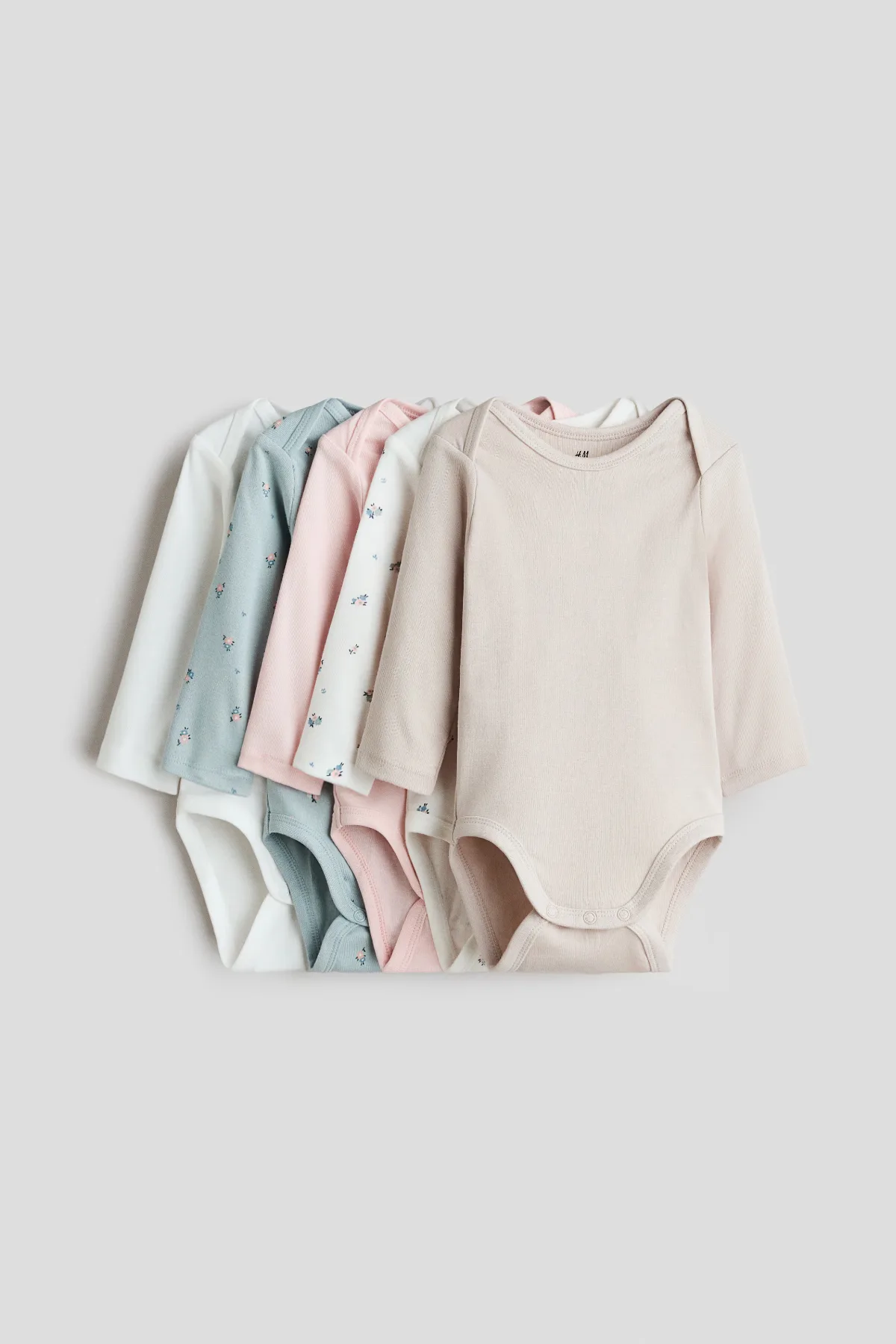 5-Pack Bodysuits with Lap Shoulders by H&M