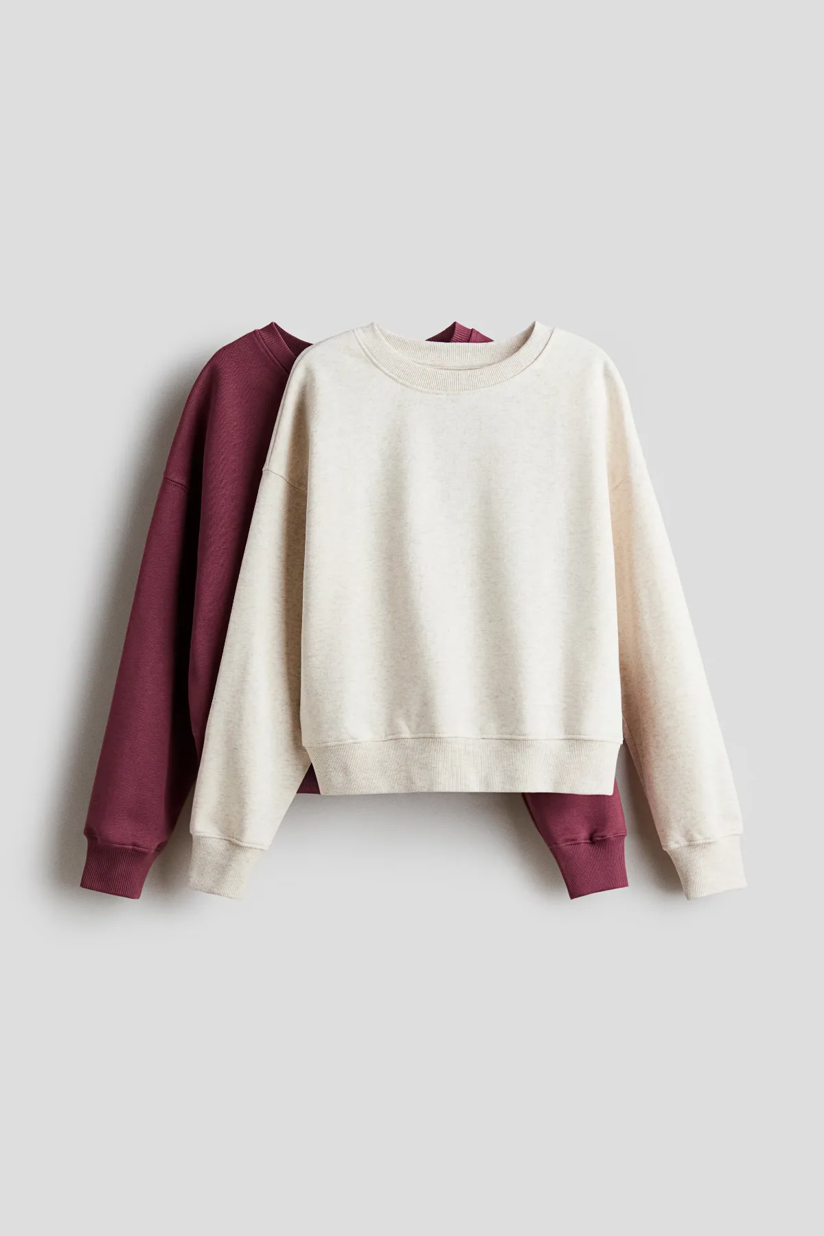 2-Pack Brushed-Inside Sweatshirts by H&M