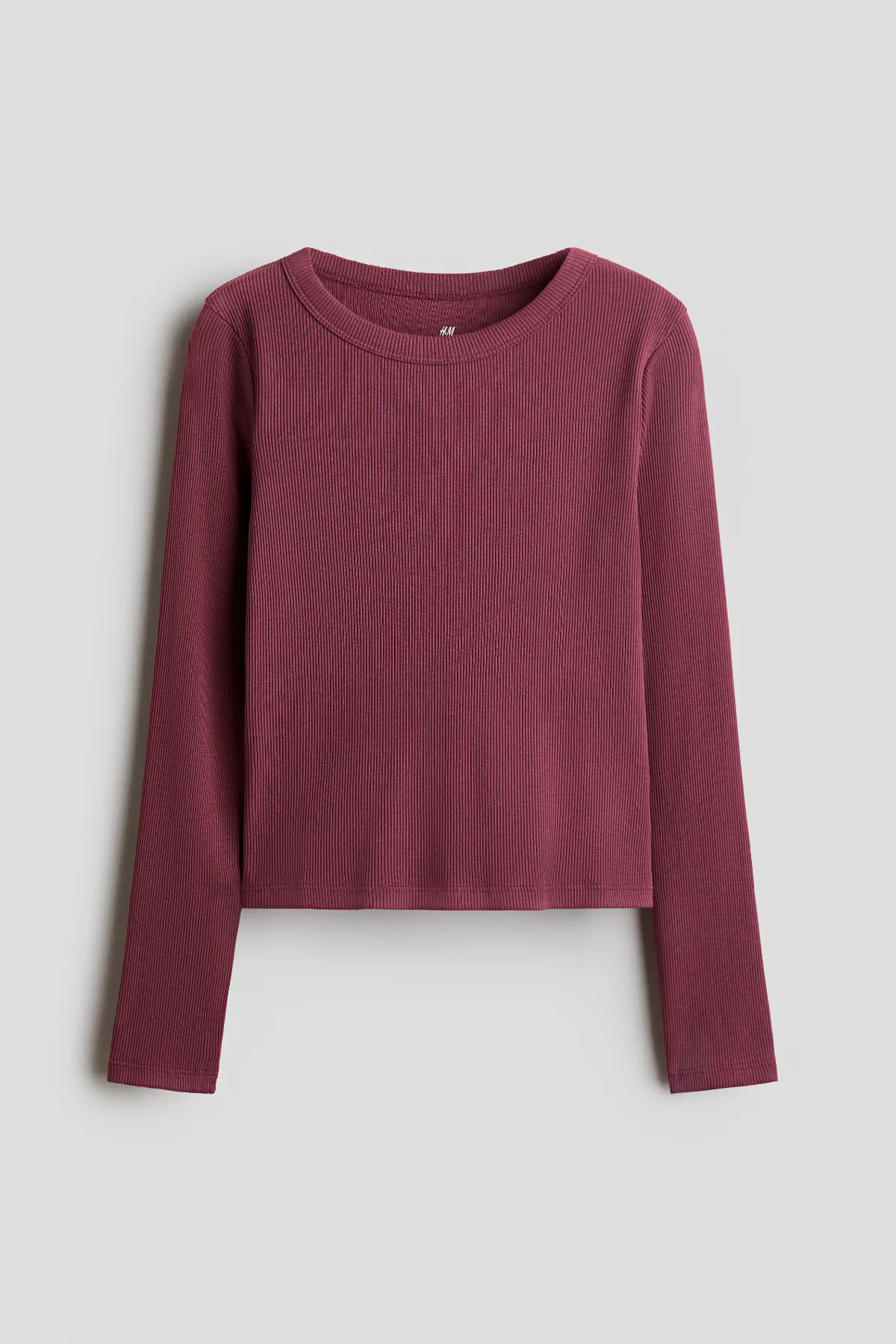 Ribbed Cotton Top by H&M
