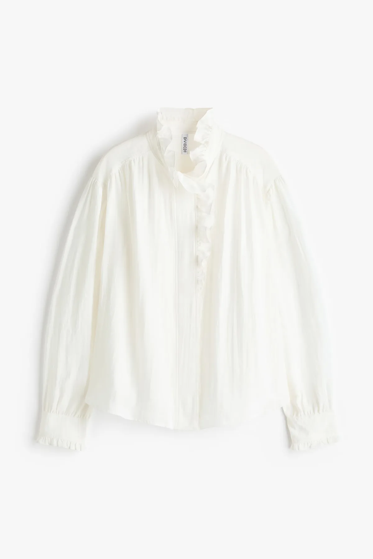 Ruffle-Trimmed Blouse by H&M