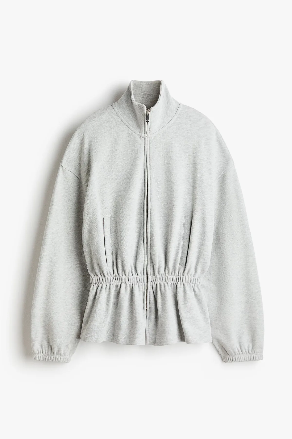 Sweatshirt Jacket with Zipper