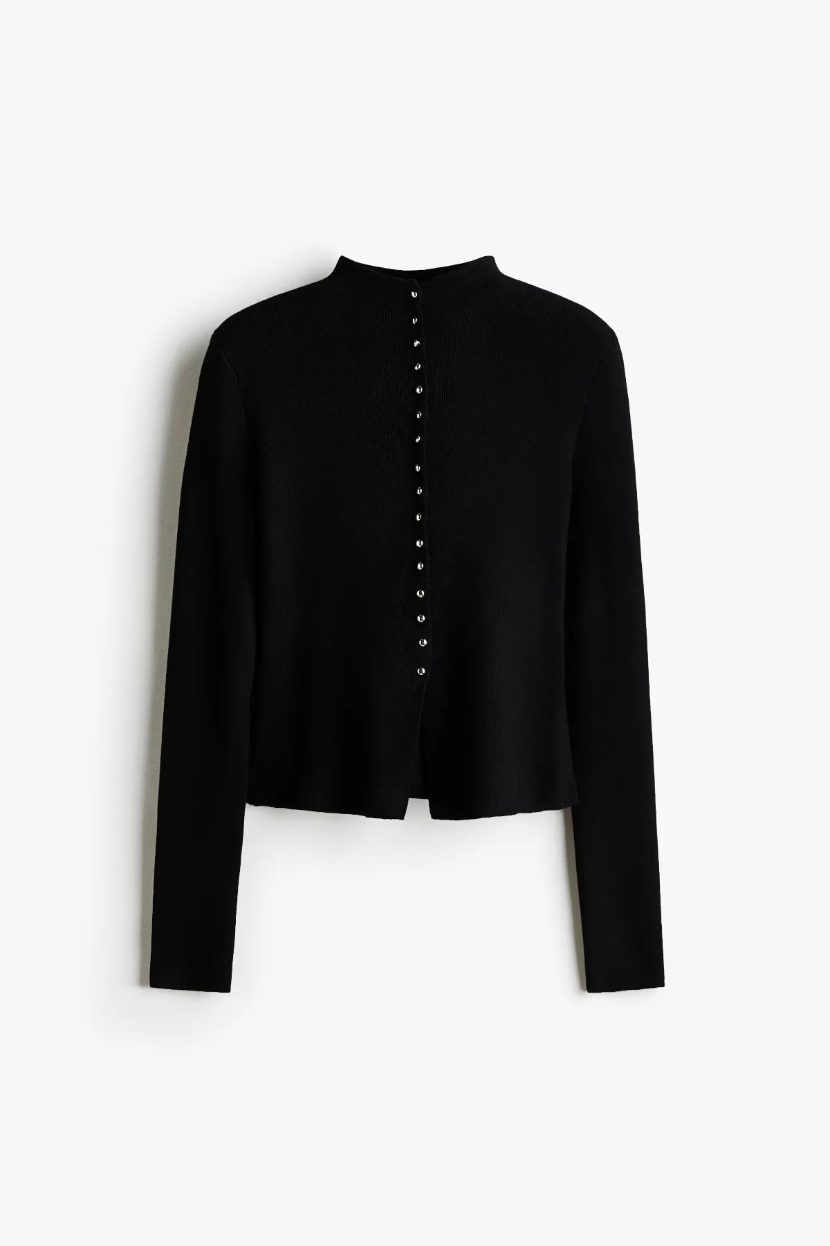 Mock Turtleneck Cardigan by H&M