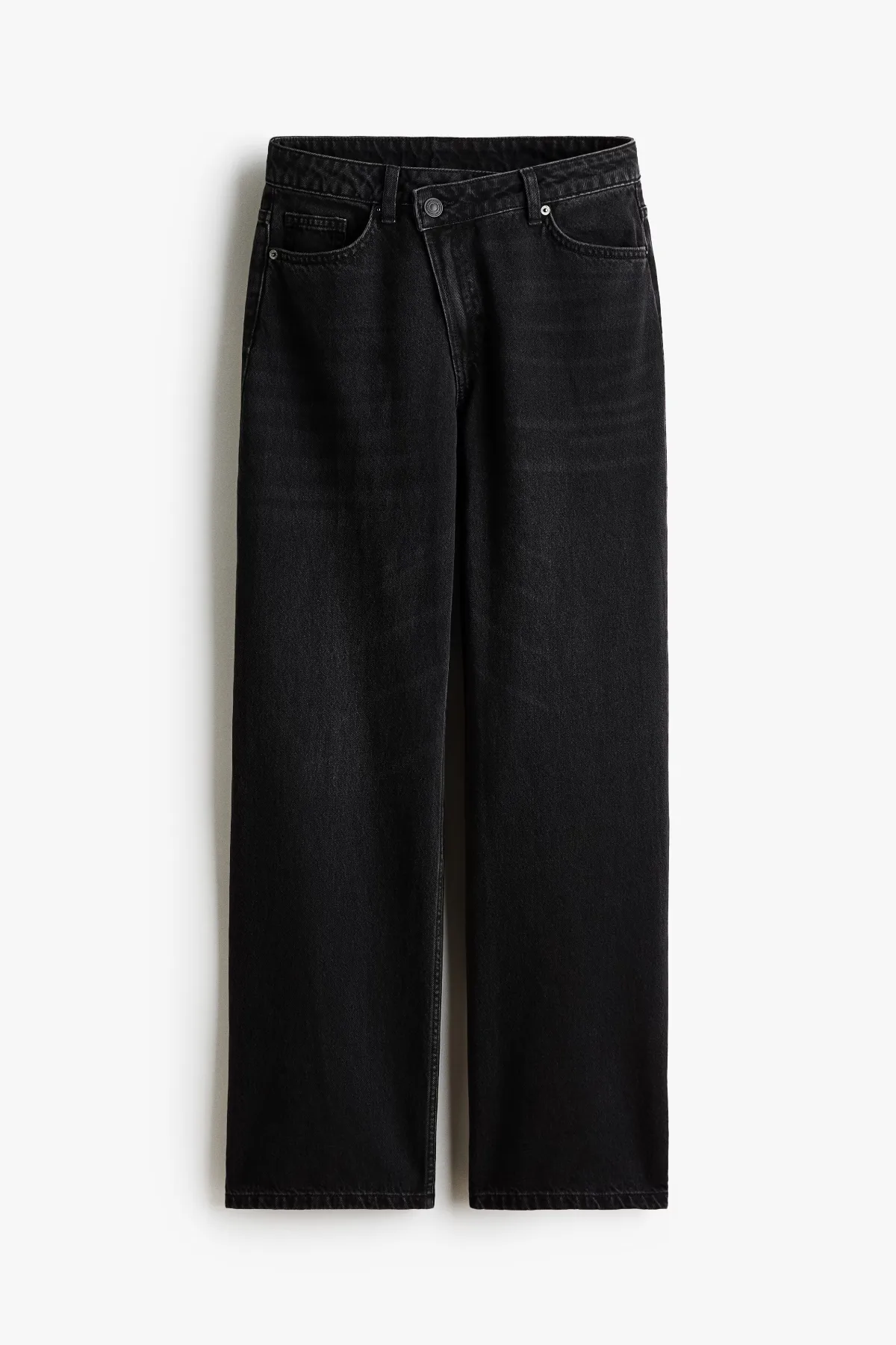 Wide-Leg Regular-Waist Jeans by H&M