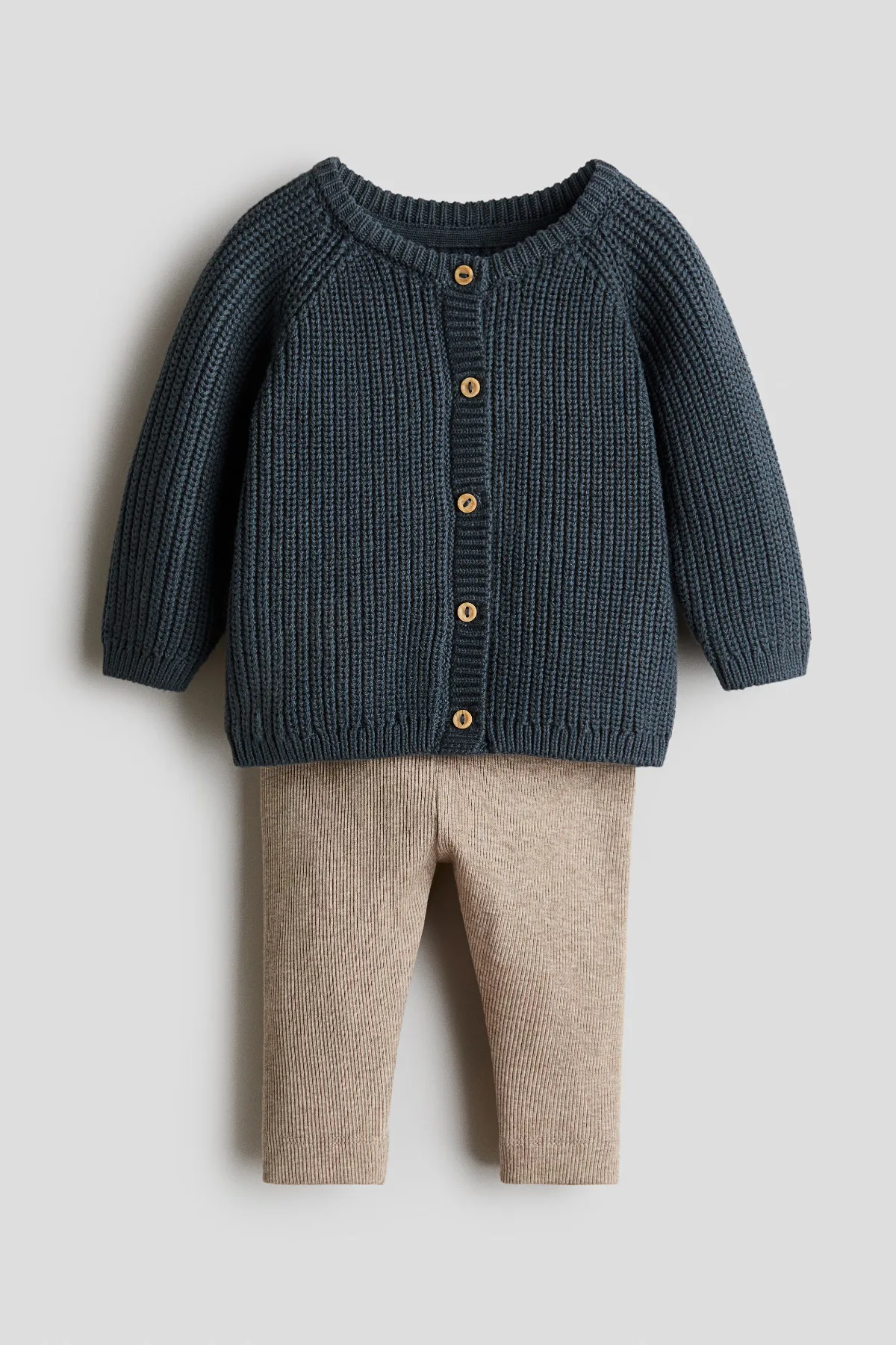 2-Piece Cotton-Knit Set by H&M