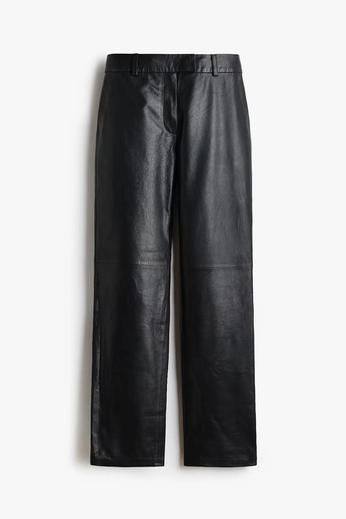 Tailored Leather Pants by H&M