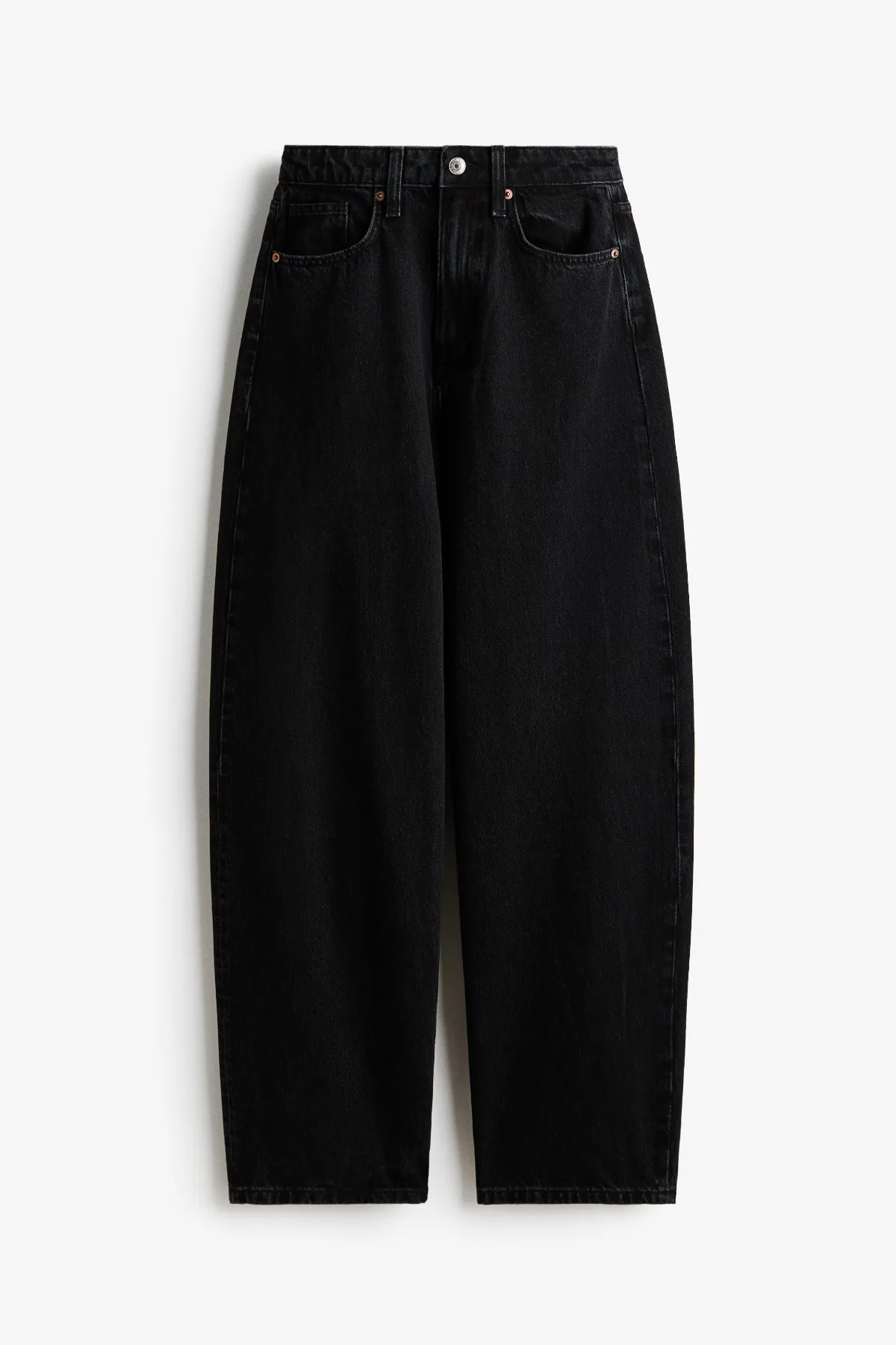 Barrel-Leg High-Waist Jeans