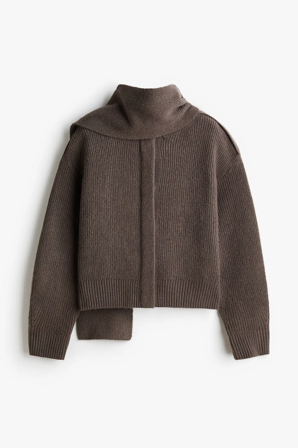 Scarf-Detail Cardigan by H&M
