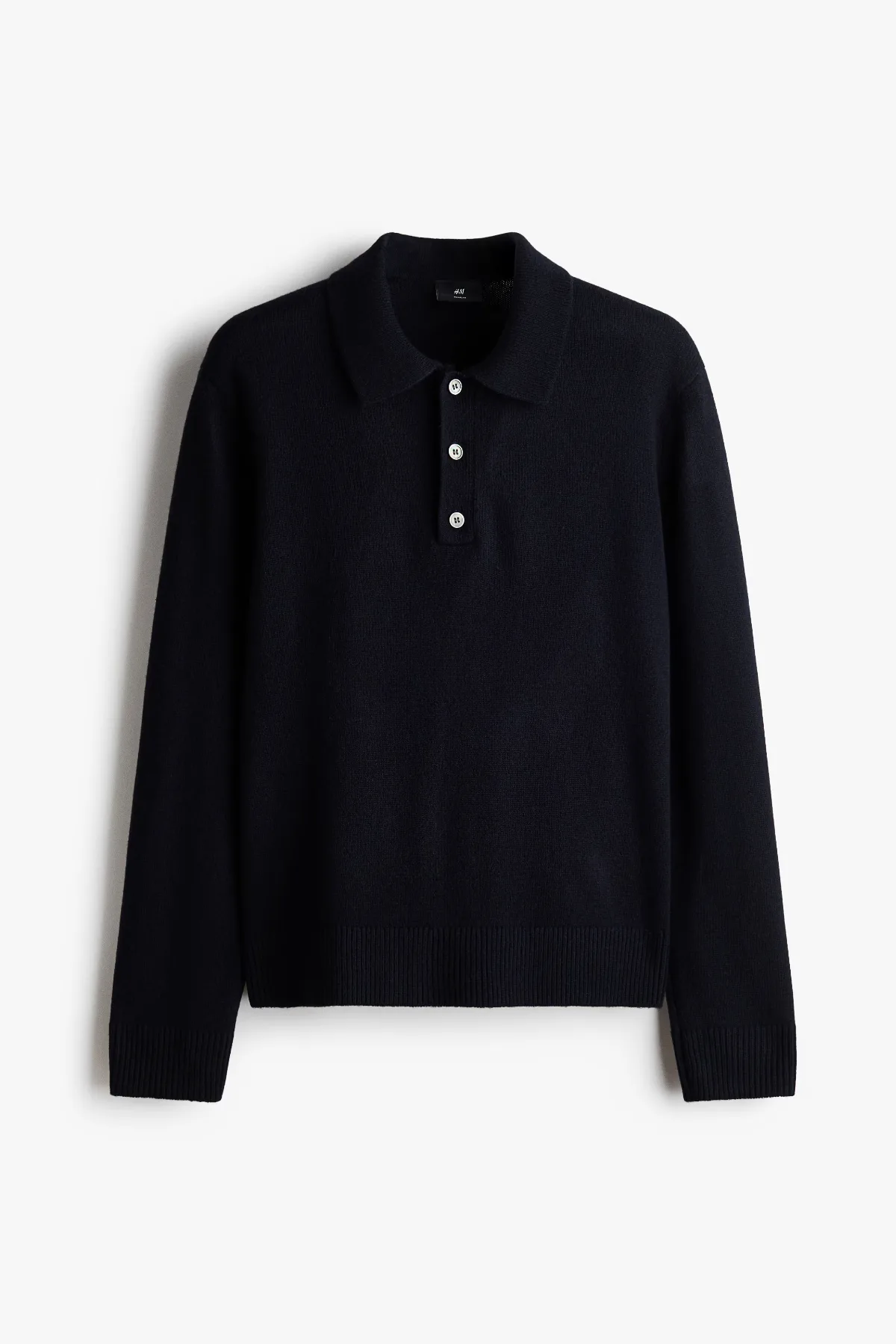 Regular-Fit Knit Polo Shirt by H&M