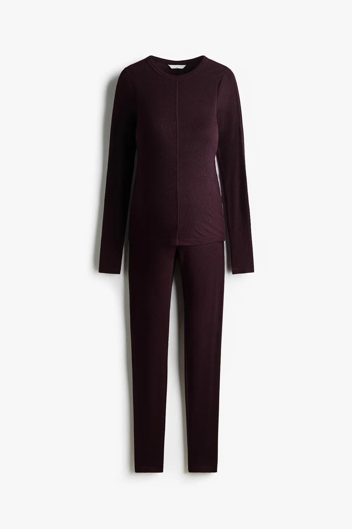 MAMA 2-Piece Ribbed Jersey Set by H&M