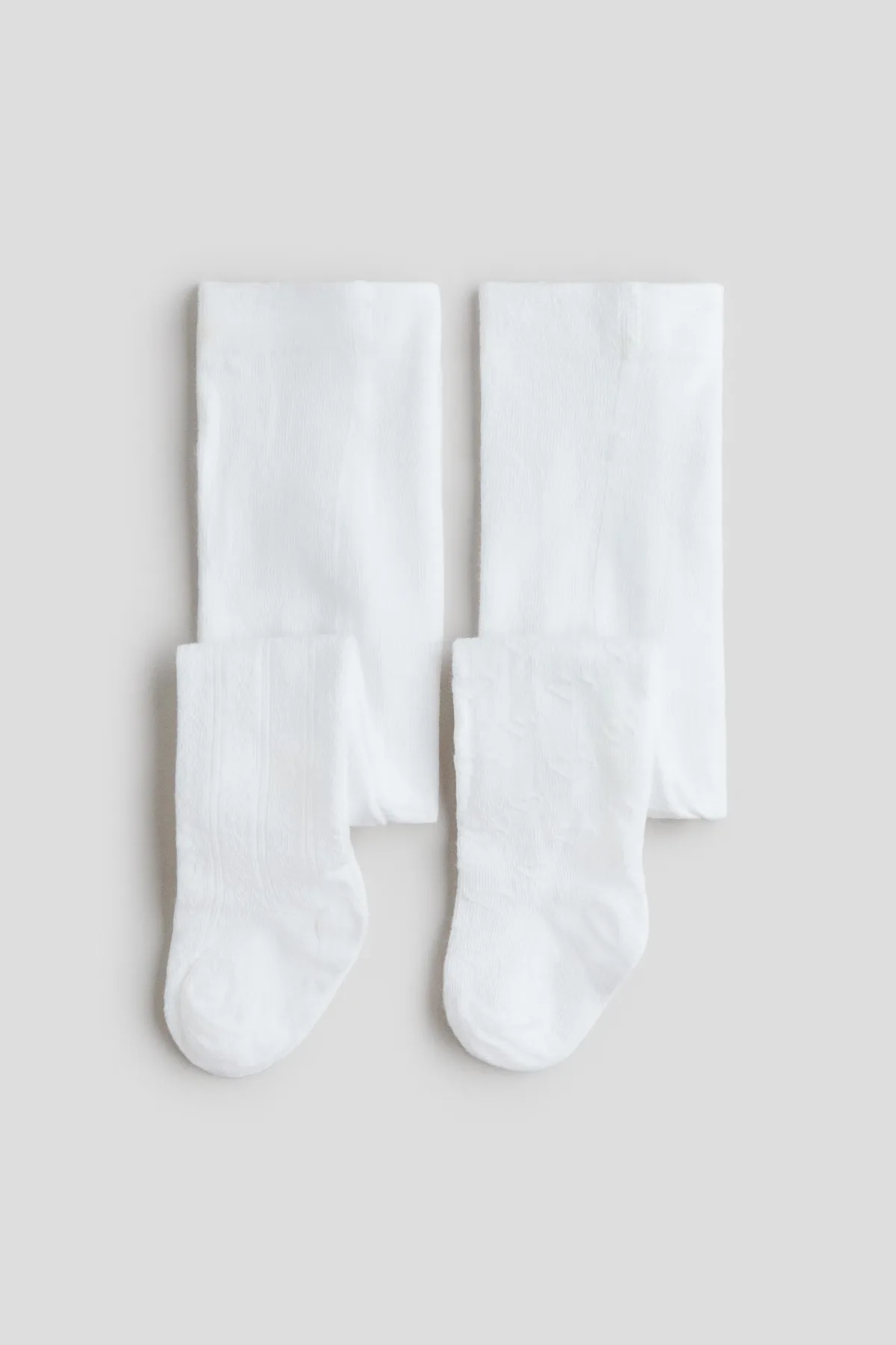 2-Pack Pointelle-Knit Tights by H&M