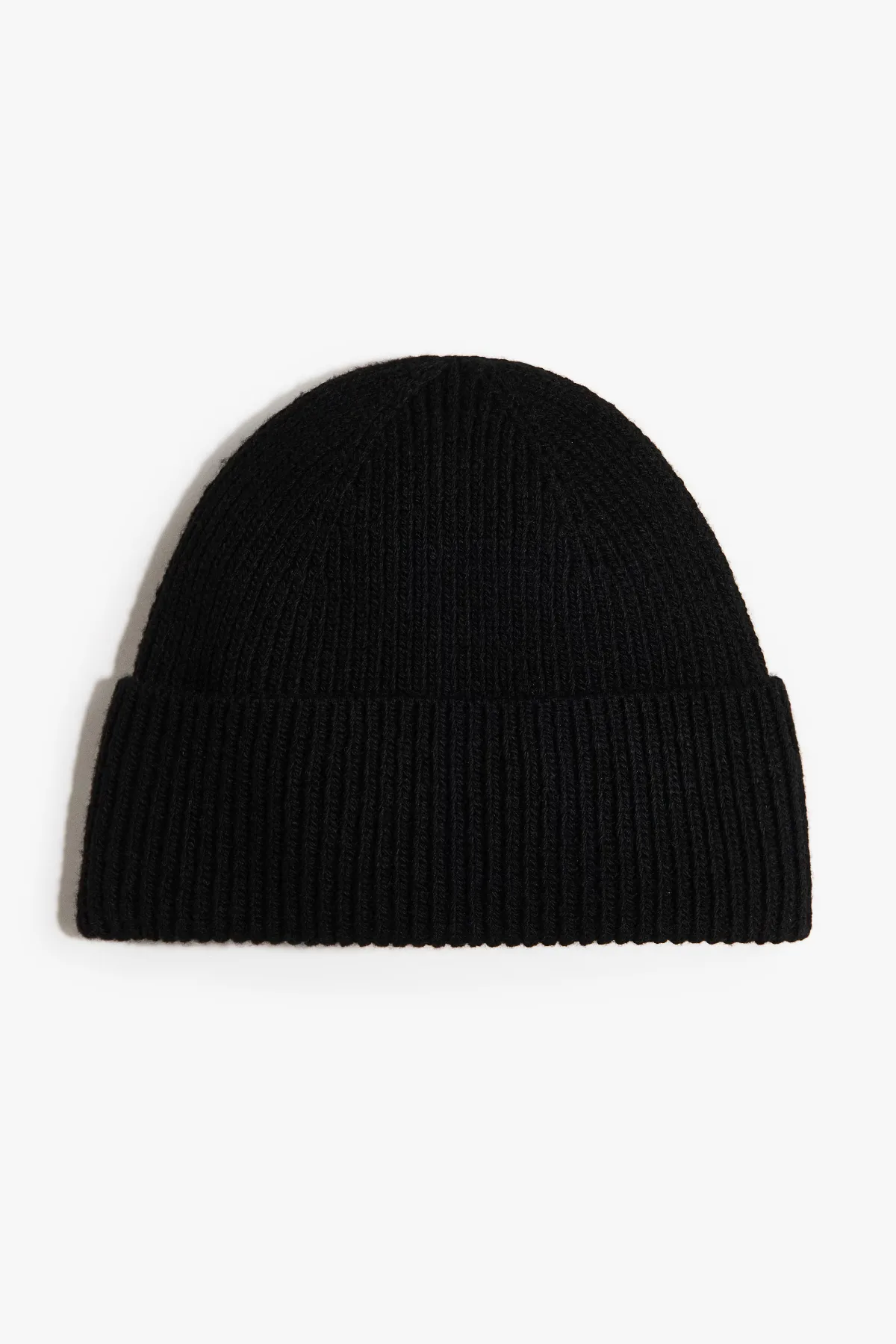 Wool-Blend Rib-Knit Hat by H&M