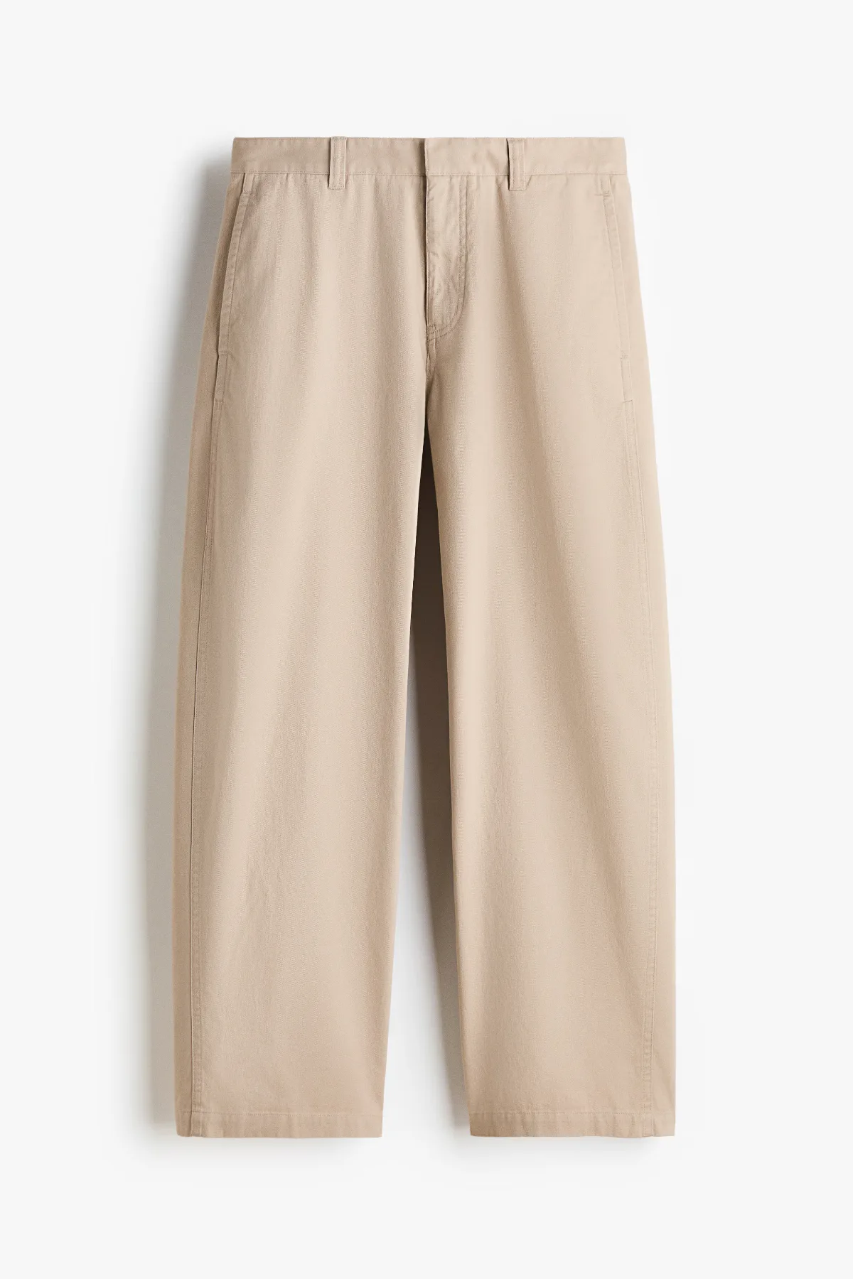 Relaxed-Fit Barrel-Leg Chinos by H&M